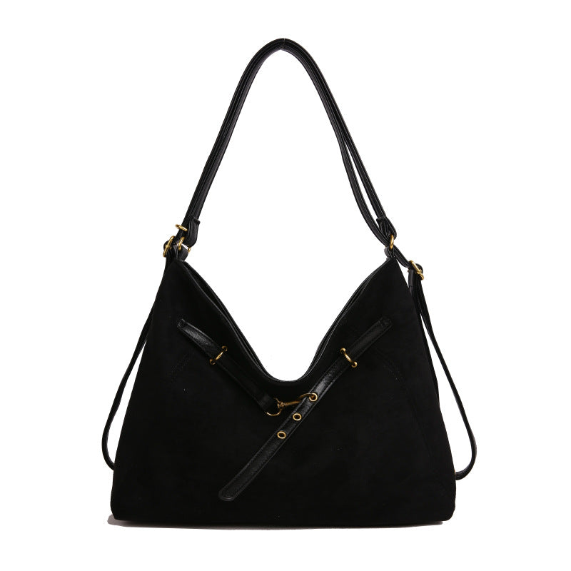 High-End Retro Commuter Shoulder Bag