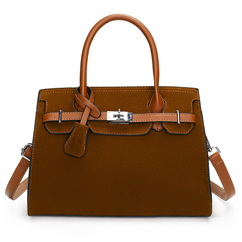 Women’s Suede Platinum Handbag