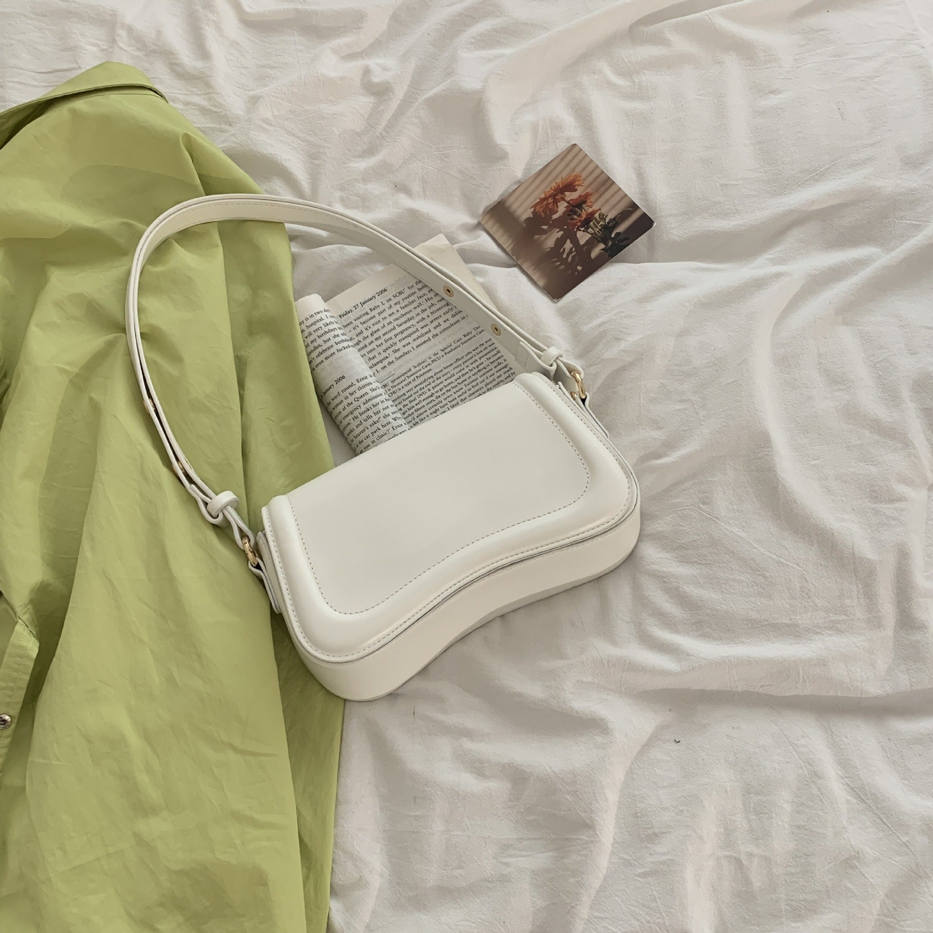 Niche Style Small Square Underarm Bag