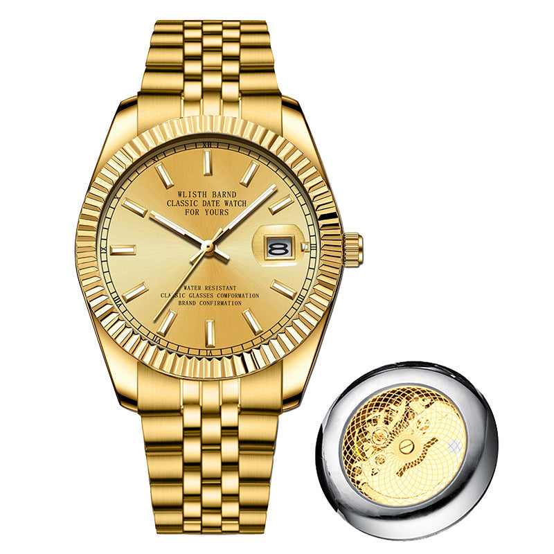 Gold Date Classic Watch
