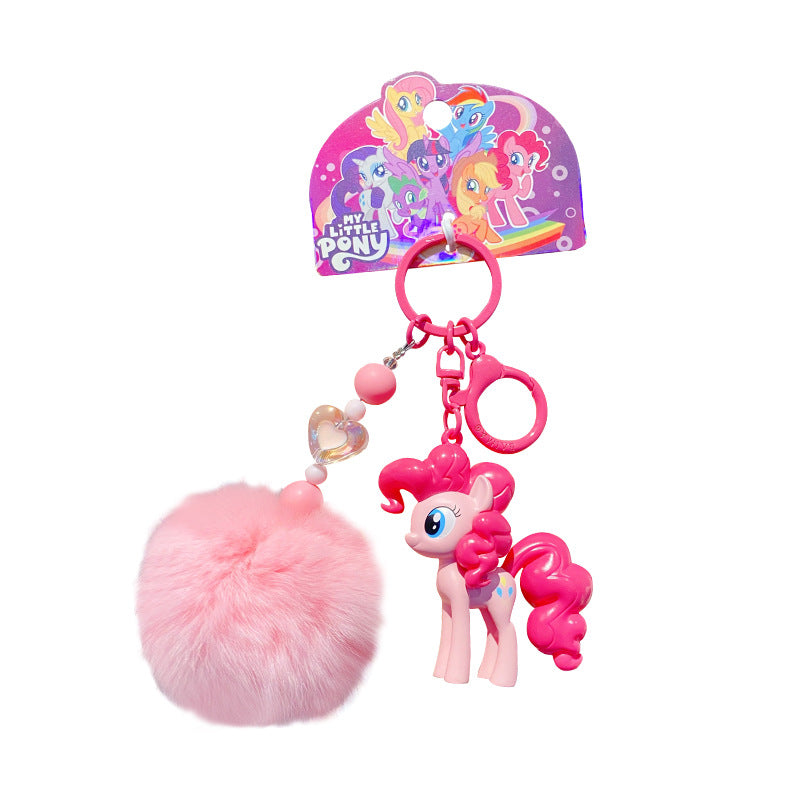 Toy Pie Keyring My Little Pony Pendant Keychain Collectible Charm