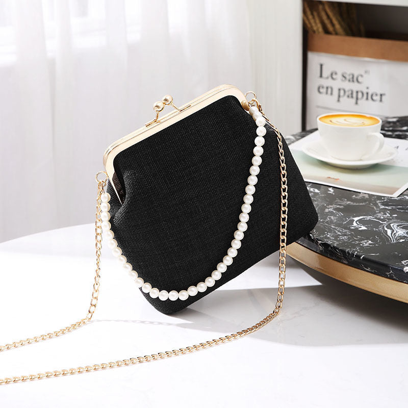 Versatile PU Leather Shell Clutch Bag