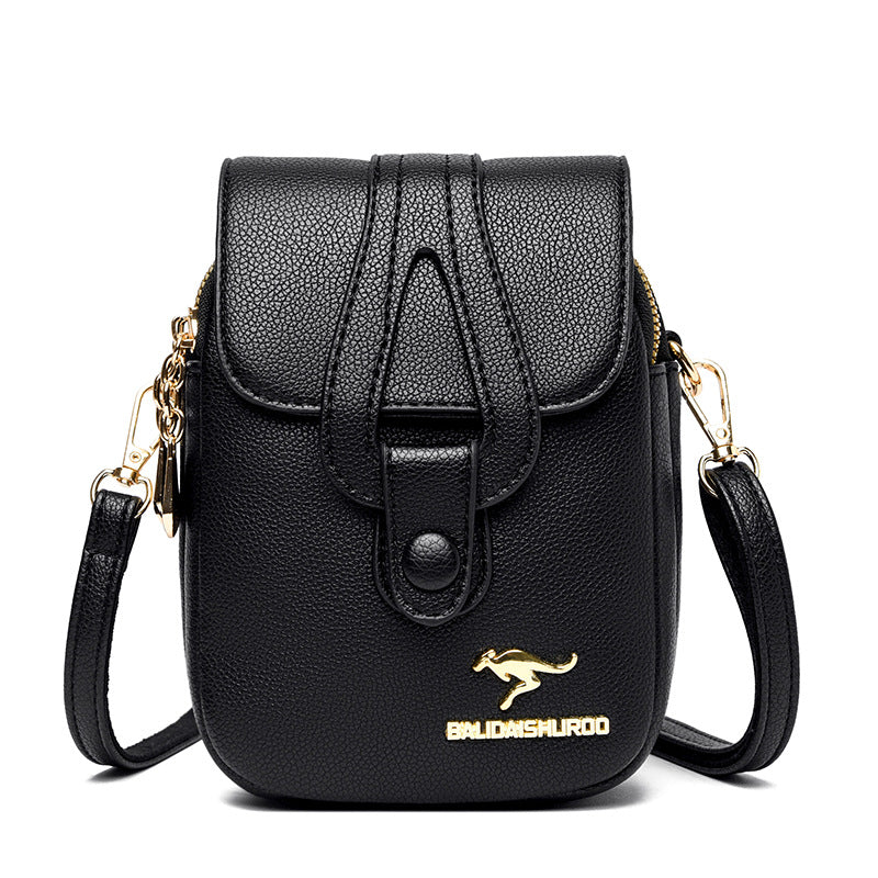 Chic Solid Color Mini Crossbody Bag