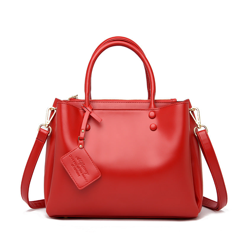 Simple Fashion Large Capacity European Women's Handbag