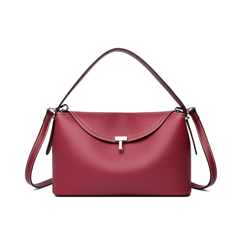 Sienna Cowhide Square Handbag