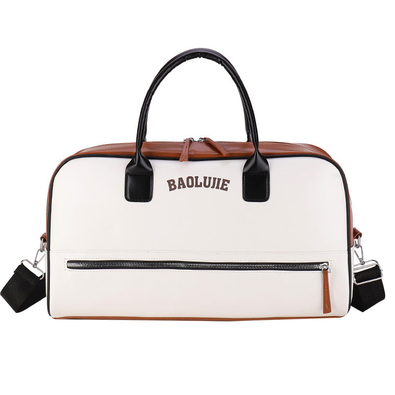 Fashion European Style Contrast Color Duffle Bag