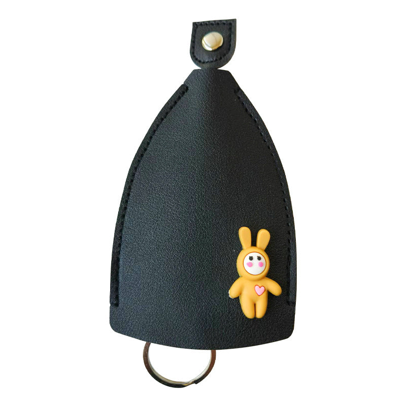 Compact Leather Key Holder Pouch