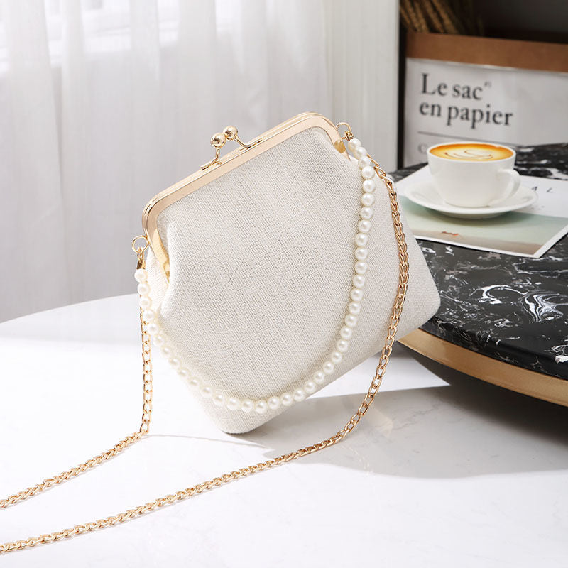 Versatile PU Leather Shell Clutch Bag