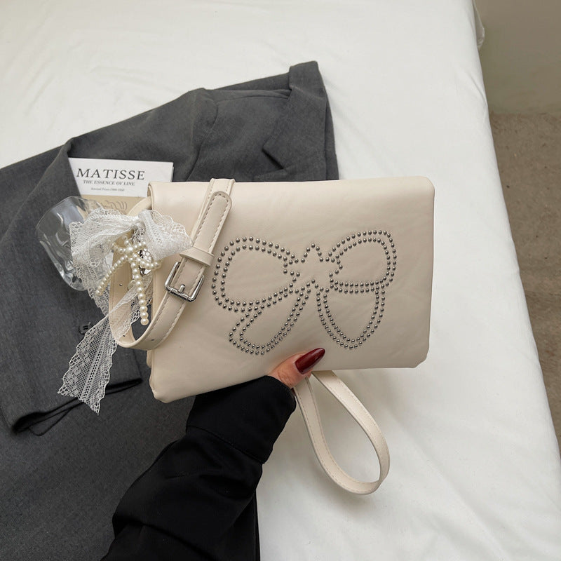 Studded Edge Women’s Square Shoulder Bag
