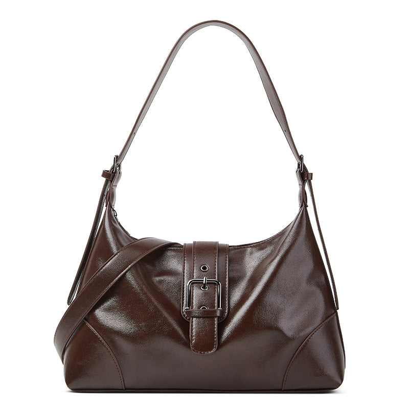 Cavelle Buckled Retro Shoulder Bag