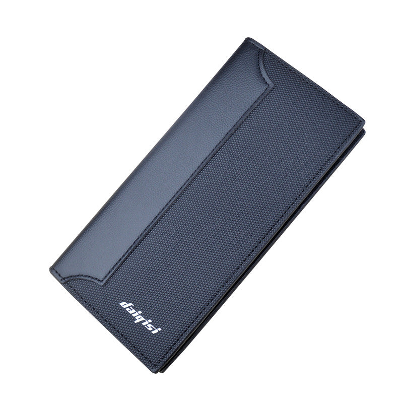 Vertical Style Fashion Stitched Men's Wallet