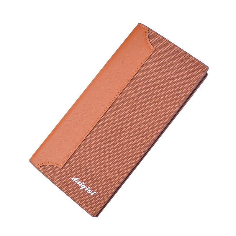 Vertical Style Fashion Stitched Men's Wallet