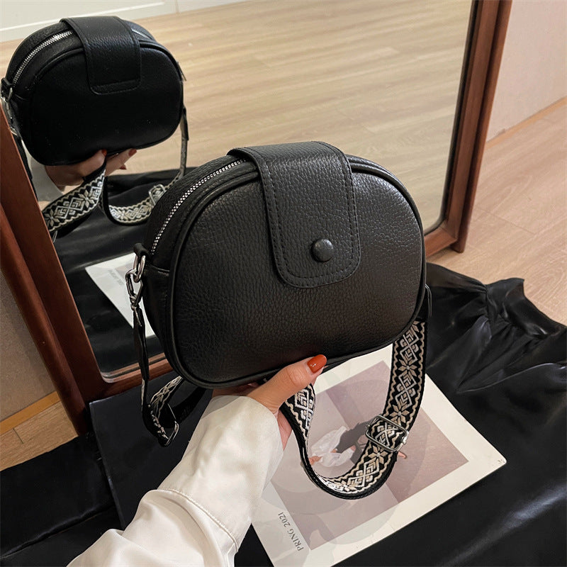 Solid Color Fashion Mini Shoulder Messenger Bag