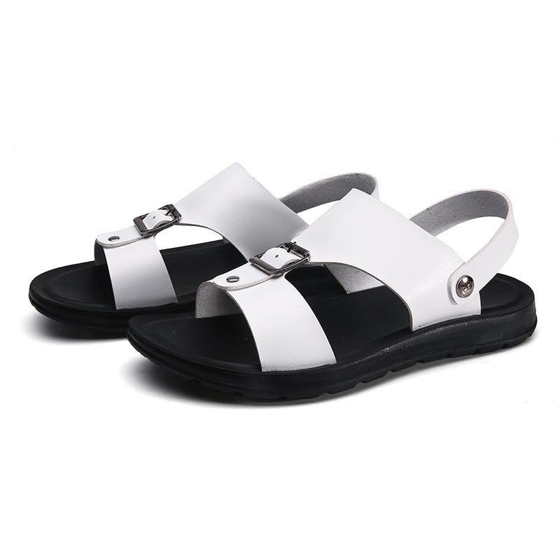 Men's Buckled Slingback Leisure Sandals