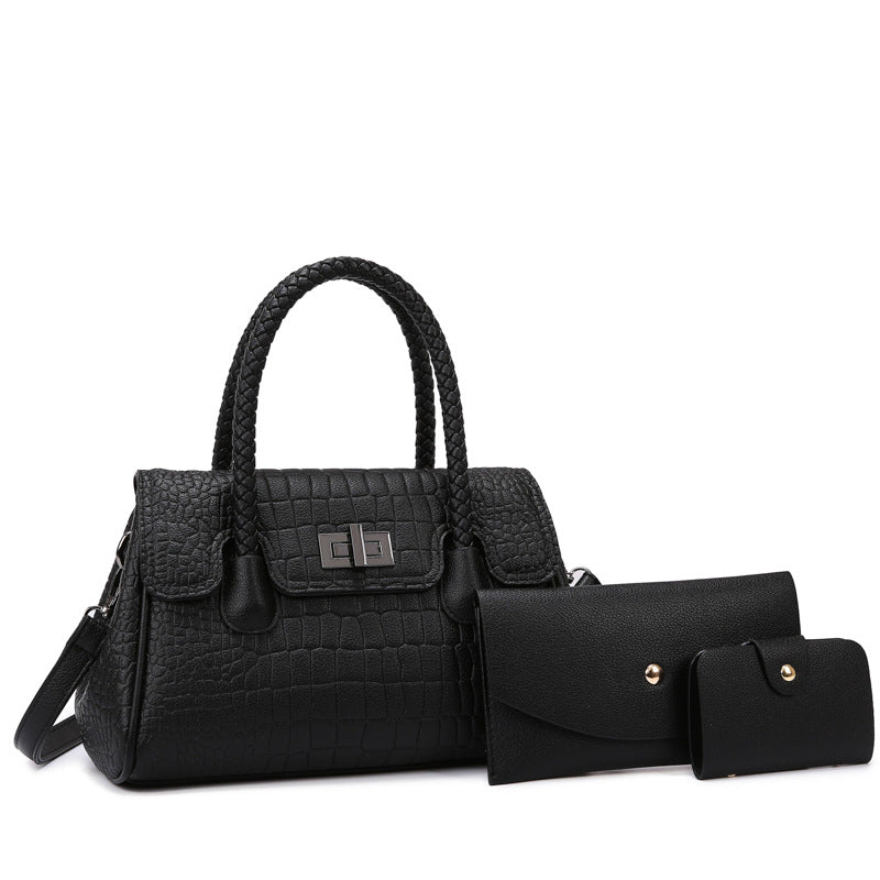 Multi-Piece Women's Crossbody Set with Mother-Child Design