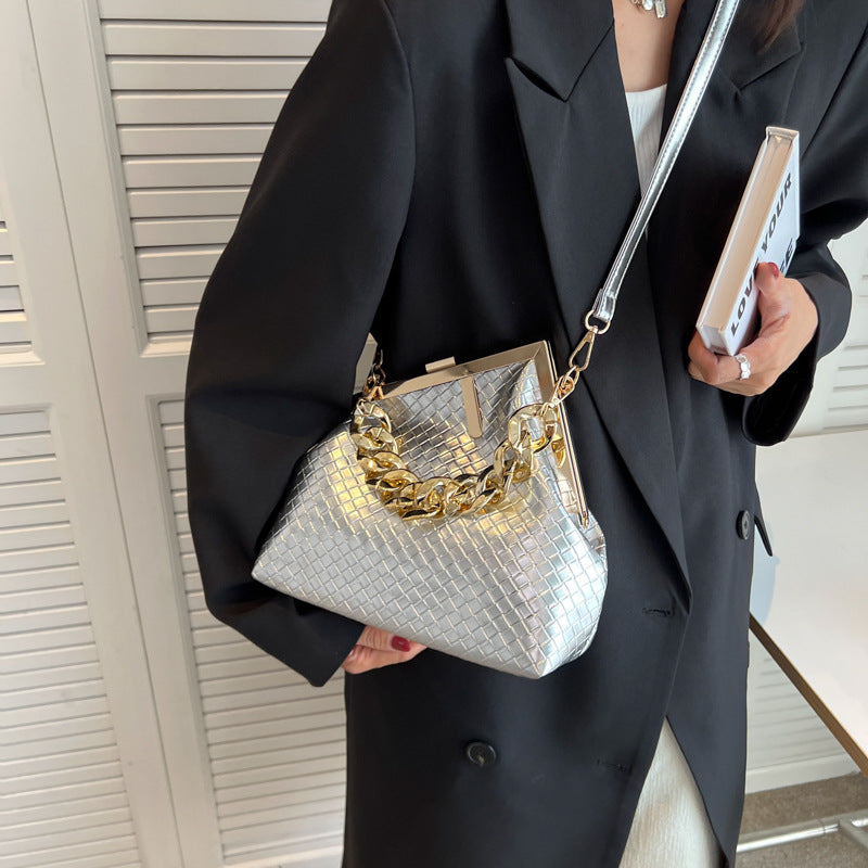 Retro Saddle Chain Shoulder Bag