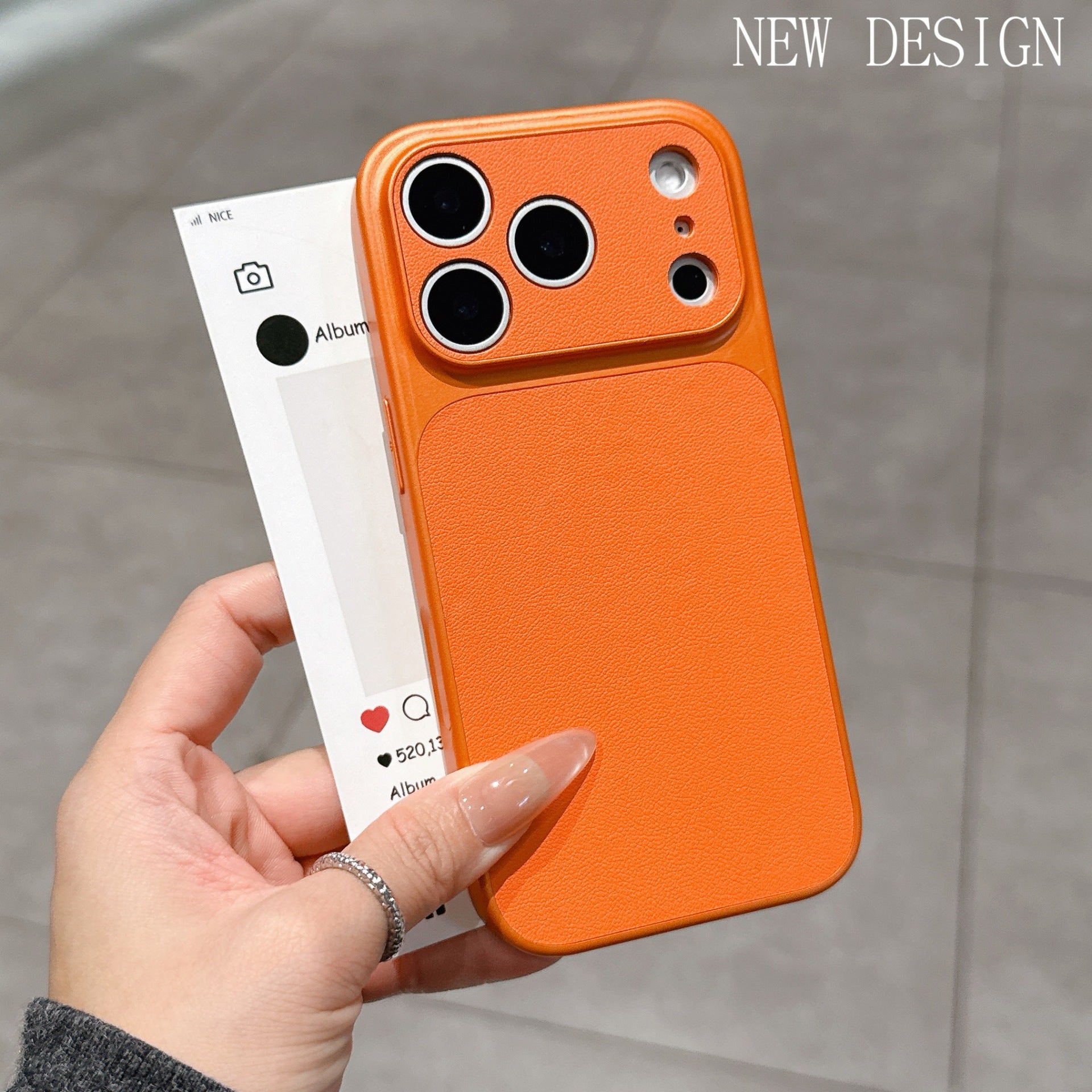 TerraHide Leather Texture Magnetic iPhone Case