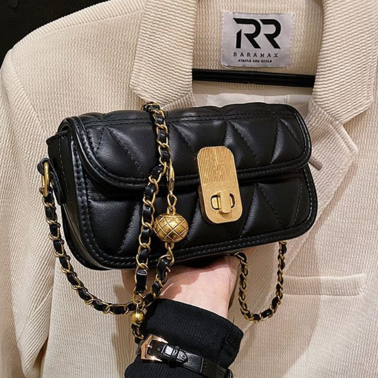 Diamond Chain Small Underarm Crossbody Bag