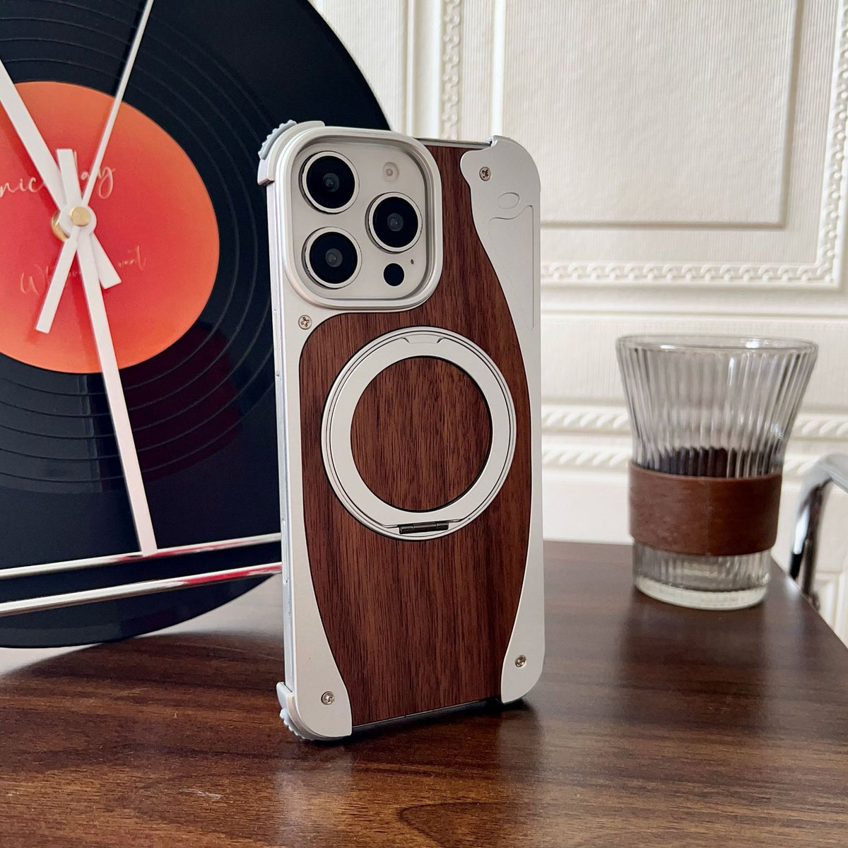 Walnut Wood Magnetic Phone Case