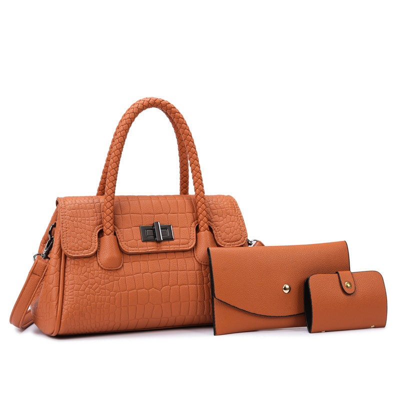 Multi-Piece Women's Crossbody Set with Mother-Child Design