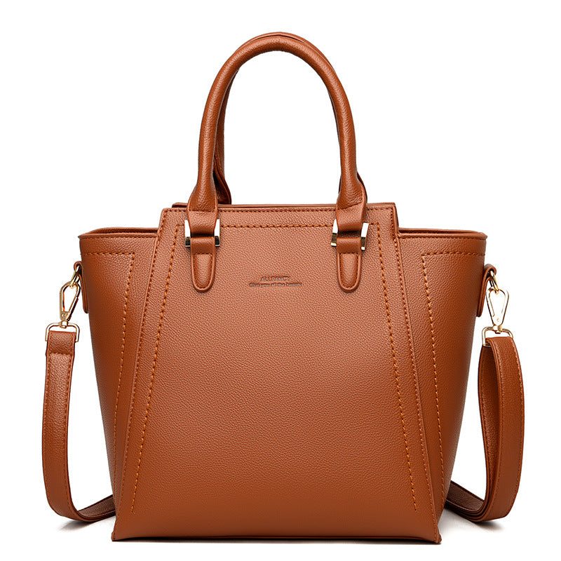 Trendy European Style Large Women's Shoulder Bag