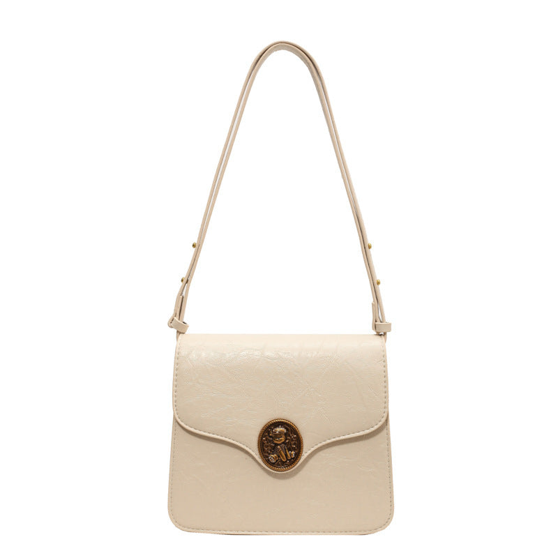 Retro PU Leather Mini Crossbody Shoulder Square Bag