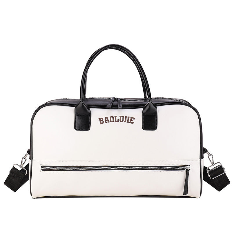 Fashion European Style Contrast Color Duffle Bag