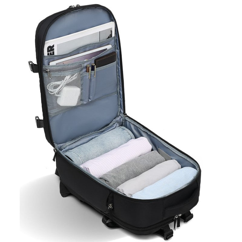 Multifunctional Nylon Girls Travel Backpack with Large Capacity