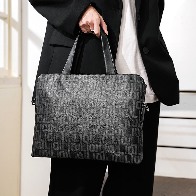 European Style Letter Pattern Men's  Laptop Bag