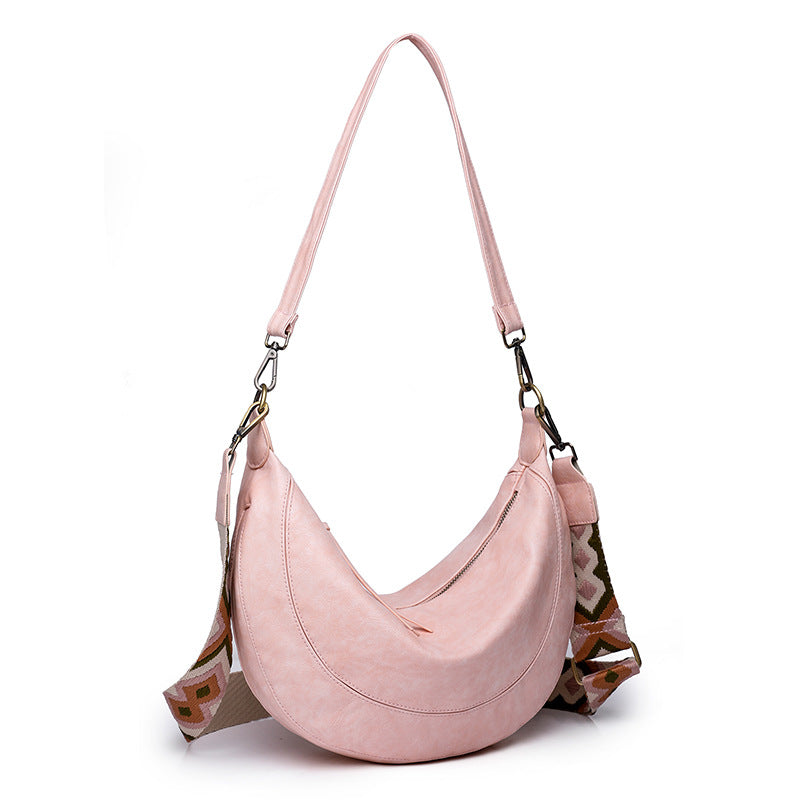 Crescent Style Large Capacity Shoulder Bag