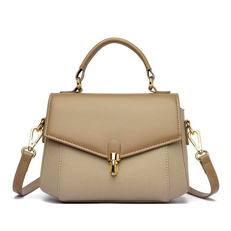 Liora Lock Structured Handbag