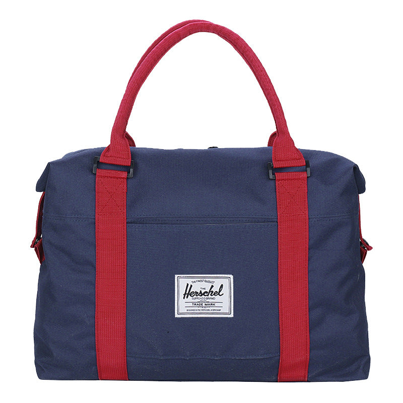 Contrast Color Oxford Cloth Fitness Promotional Duffle Bag