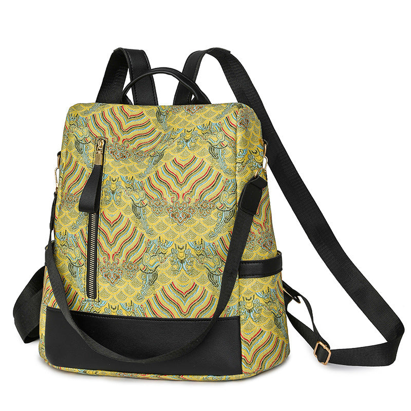 National Style Large Capacity Anti-Theft Backpack