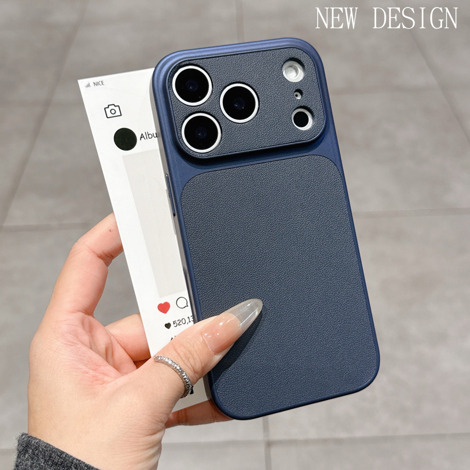 TerraHide Leather Texture Magnetic iPhone Case
