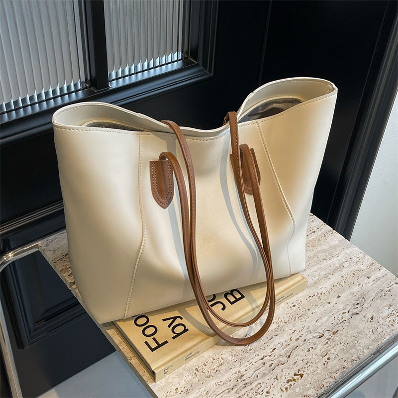 Spring Commuter Textured Large Capacity Tote