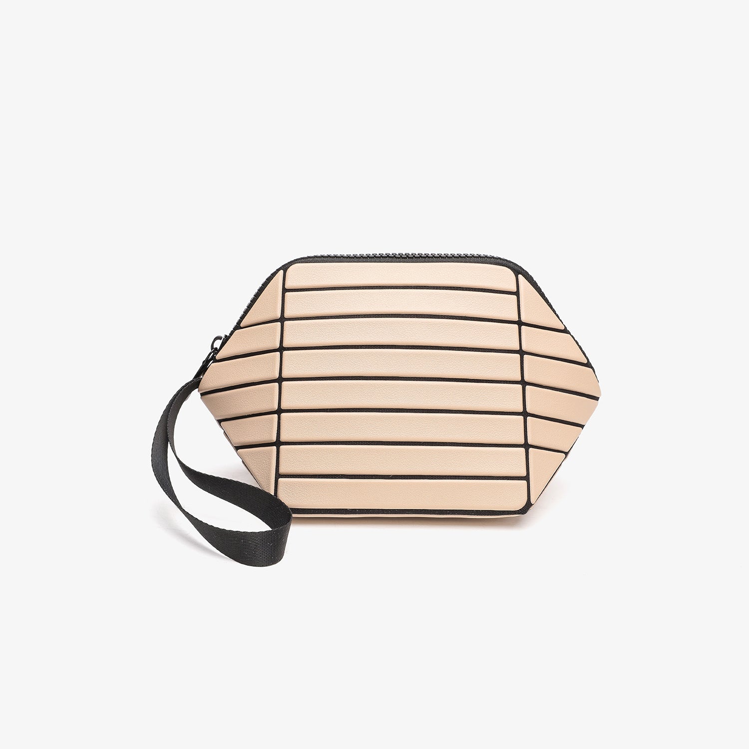 Hexa Line Large Capacity Cosmetic Bag