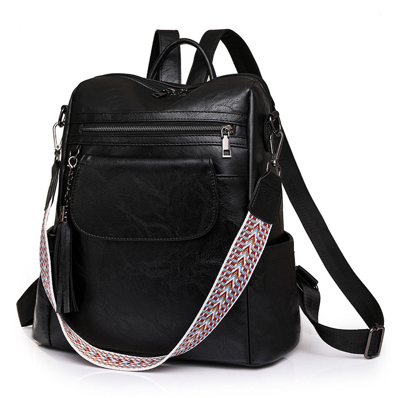 Retro Large Capacity Women's Dual-rpose Backpack