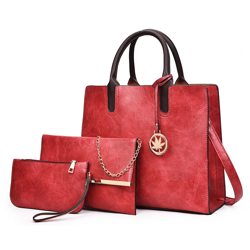 Soft Leather Niche Style Multi-Piece Bag Set