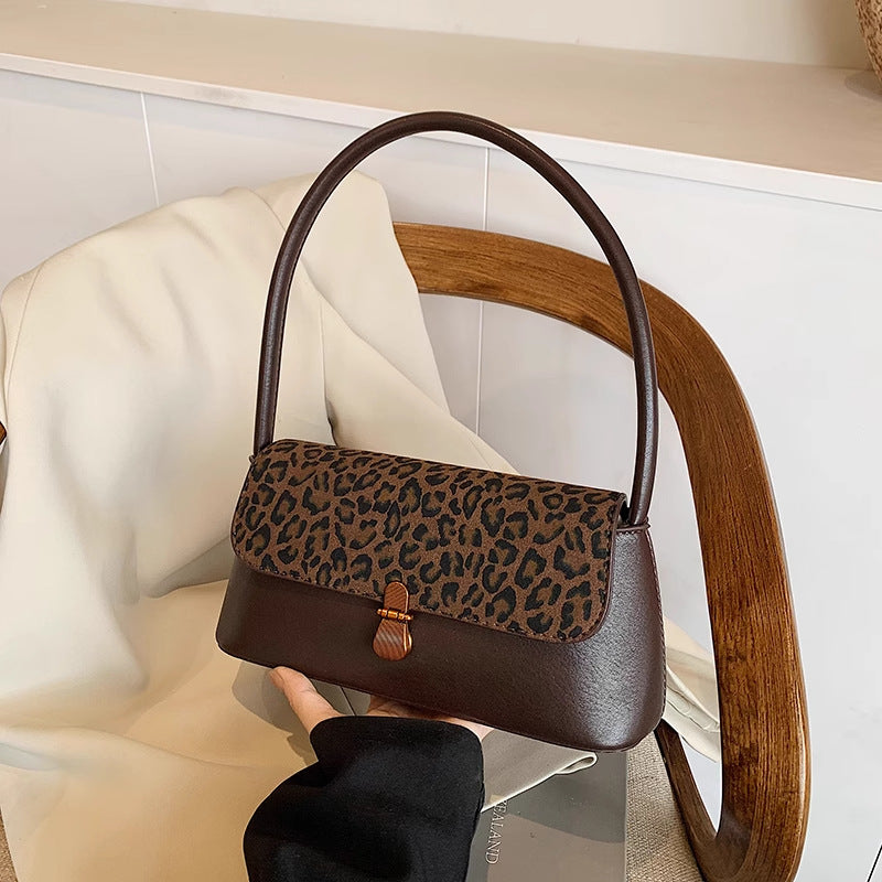 Leopard Print Shoulder Bag