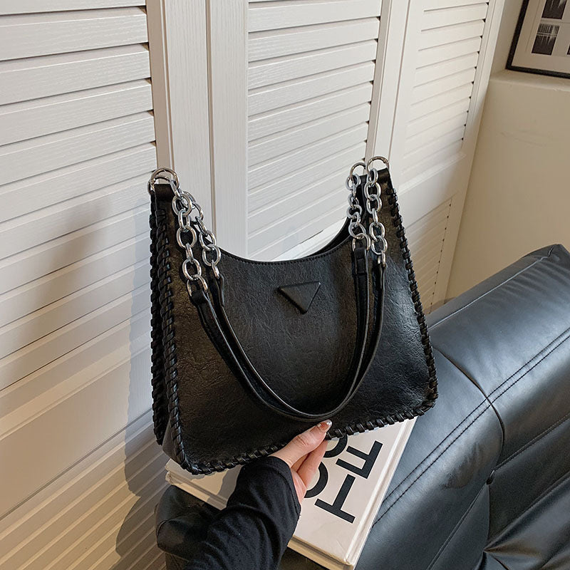 Retro Chain Underarm Large Capacity Shoulder Bag