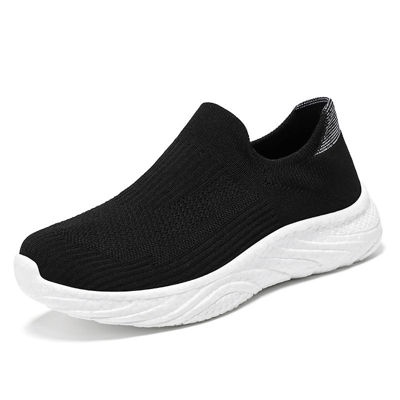 Men's Lightweight Elastic Knit Walking Casual Shoes