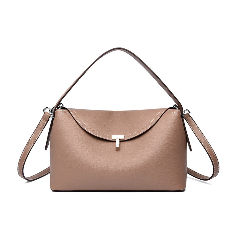 Sienna Cowhide Square Handbag