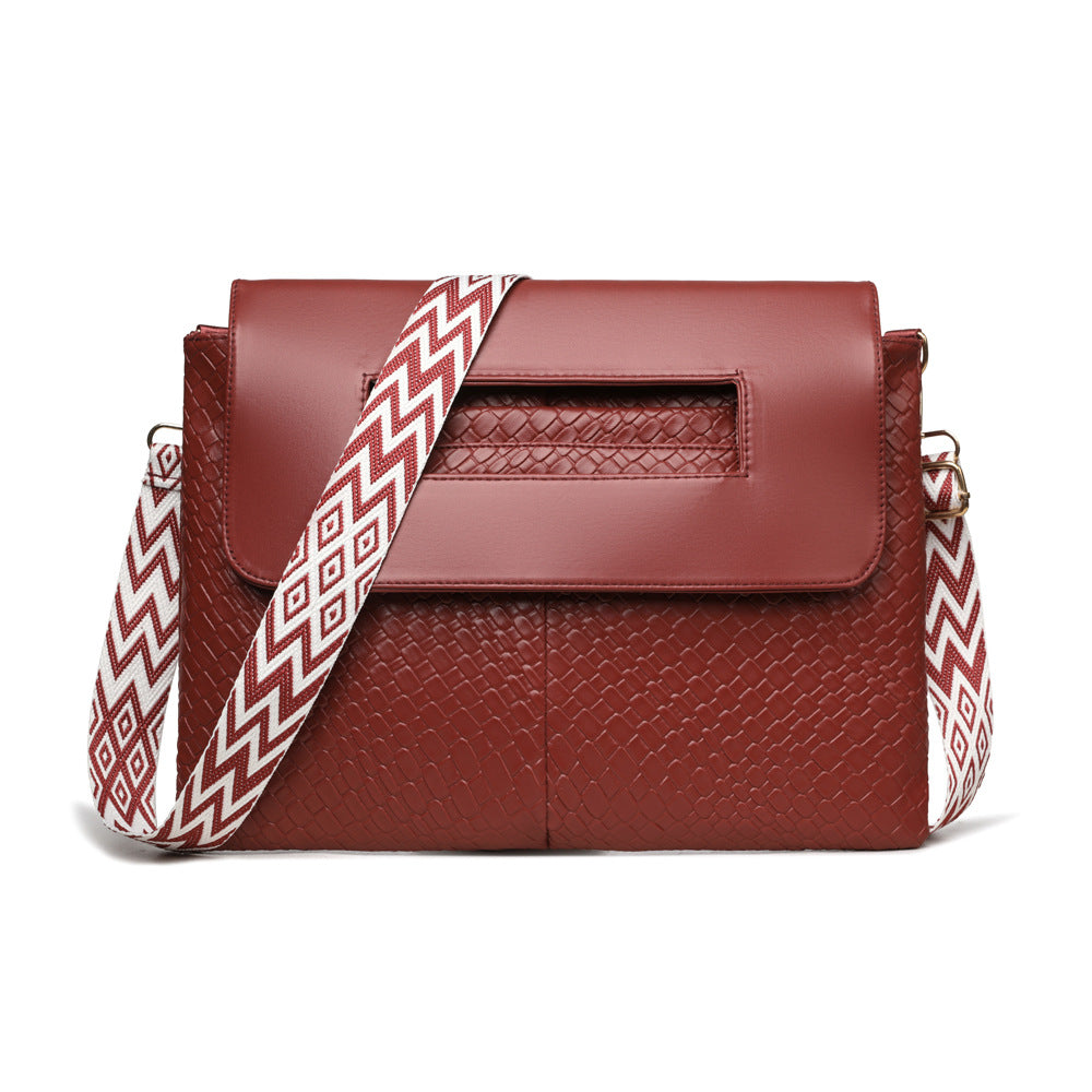 Avery Woven Shoulder Bag