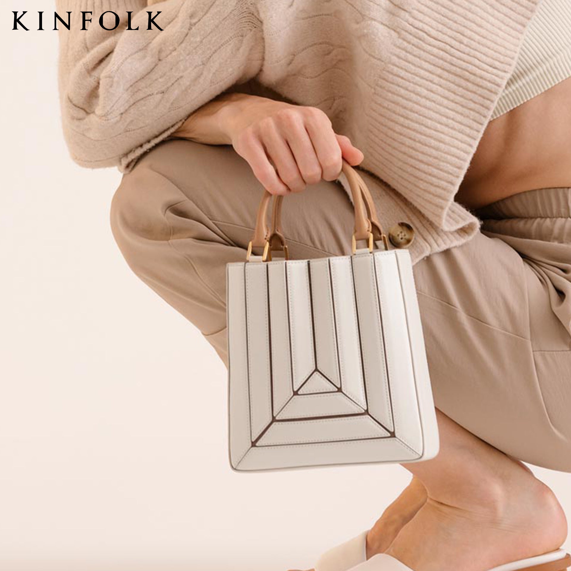 Pleated PU Leather Mini Shoulder Handbag