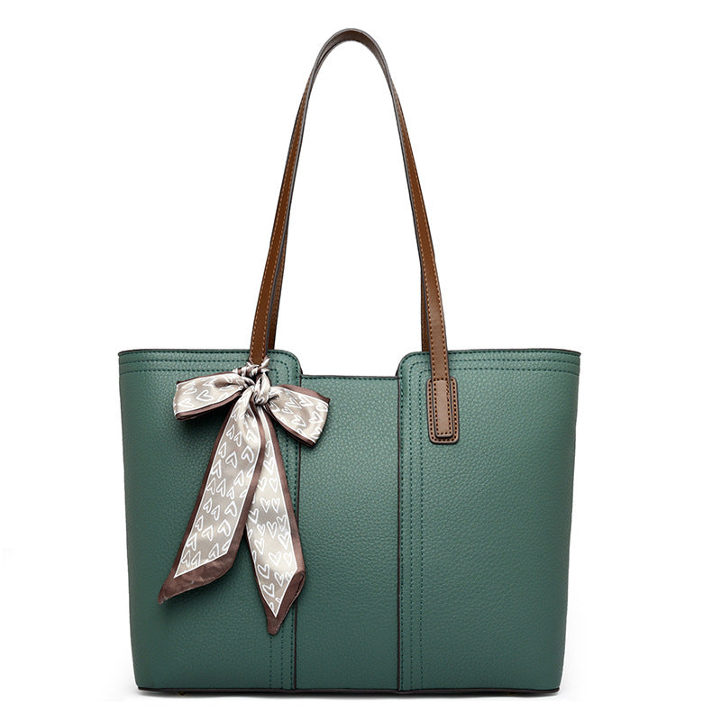 Textured Spring INS Style Large Shoulder Tote