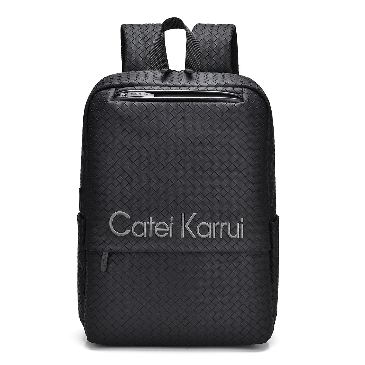 CateiKarrui Large Capacity PU Leather Backpack