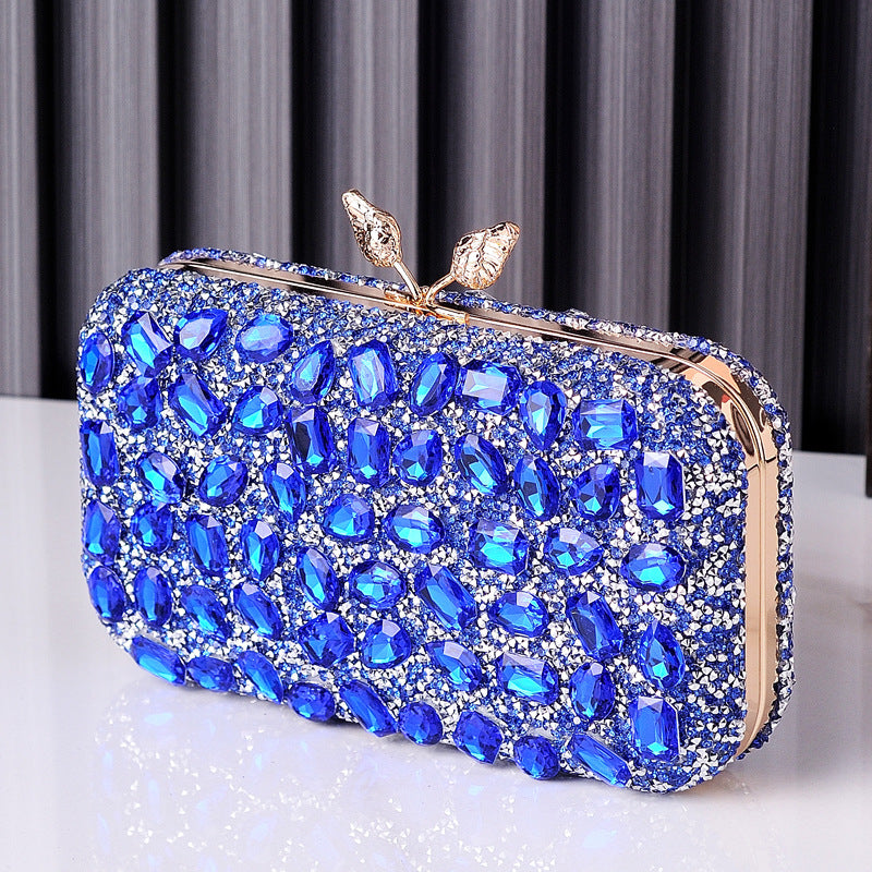 Colored Resin Diamond Evening Clutch