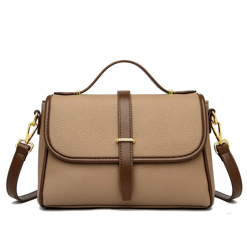 Soft Leather Multi Compartment Women Handbag