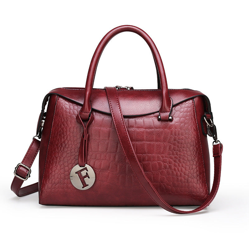 Baigou Crocodile Crossbody Handbag for Women