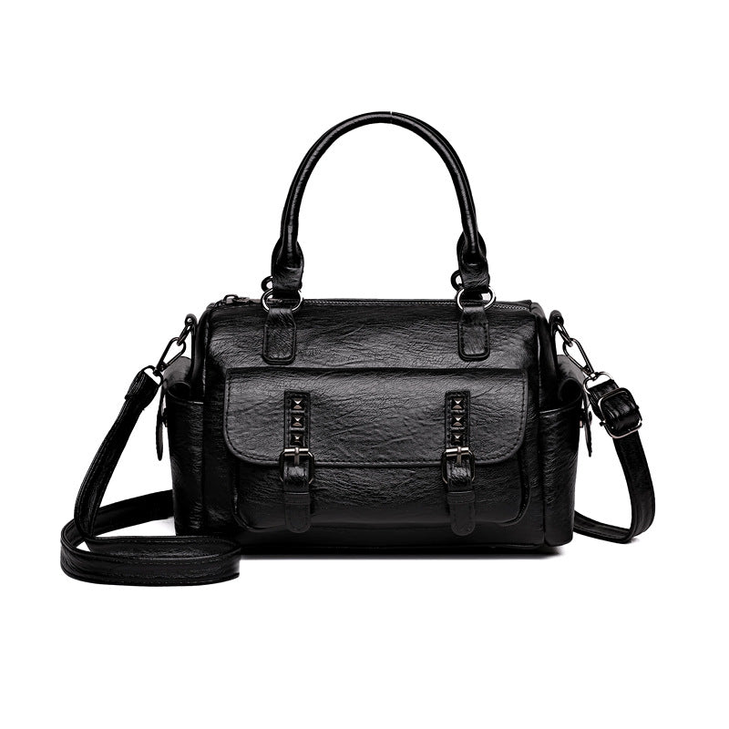 Retro Large Capacity Shoulder Crossbody Bag